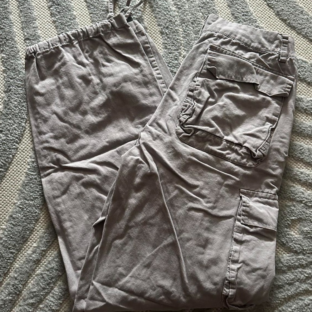 Men's Gray Cargo Pants